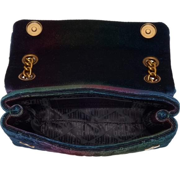 Kurt Geiger London Velvet Mini Brixton Crossbody Bag. - Picture 4 of 10